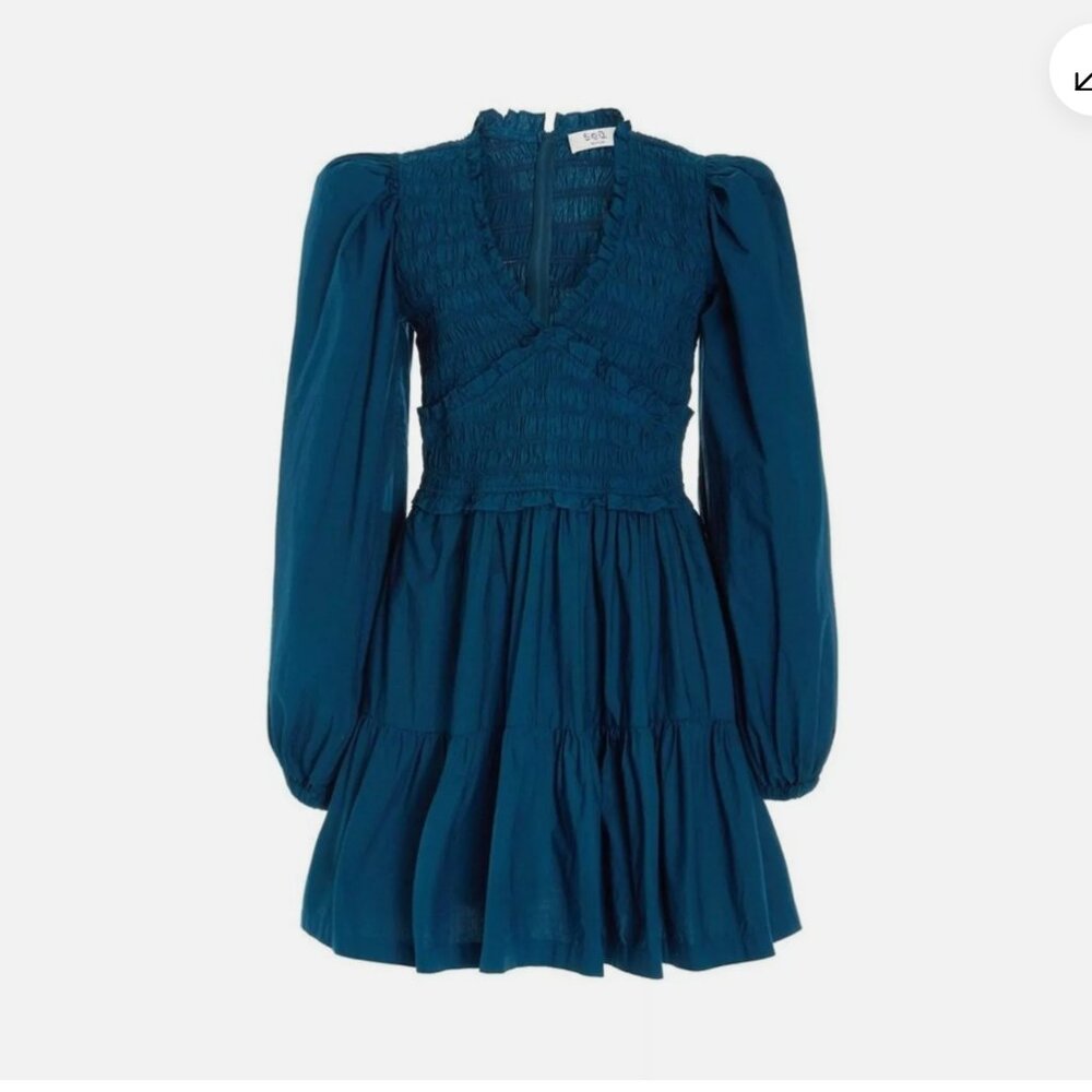Sea New York “Gaia” teal dress size 10 - NWOT - aegean blue teal